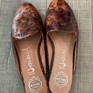 JEFFREY CAMBELL Tortoise Shell Mule Flats